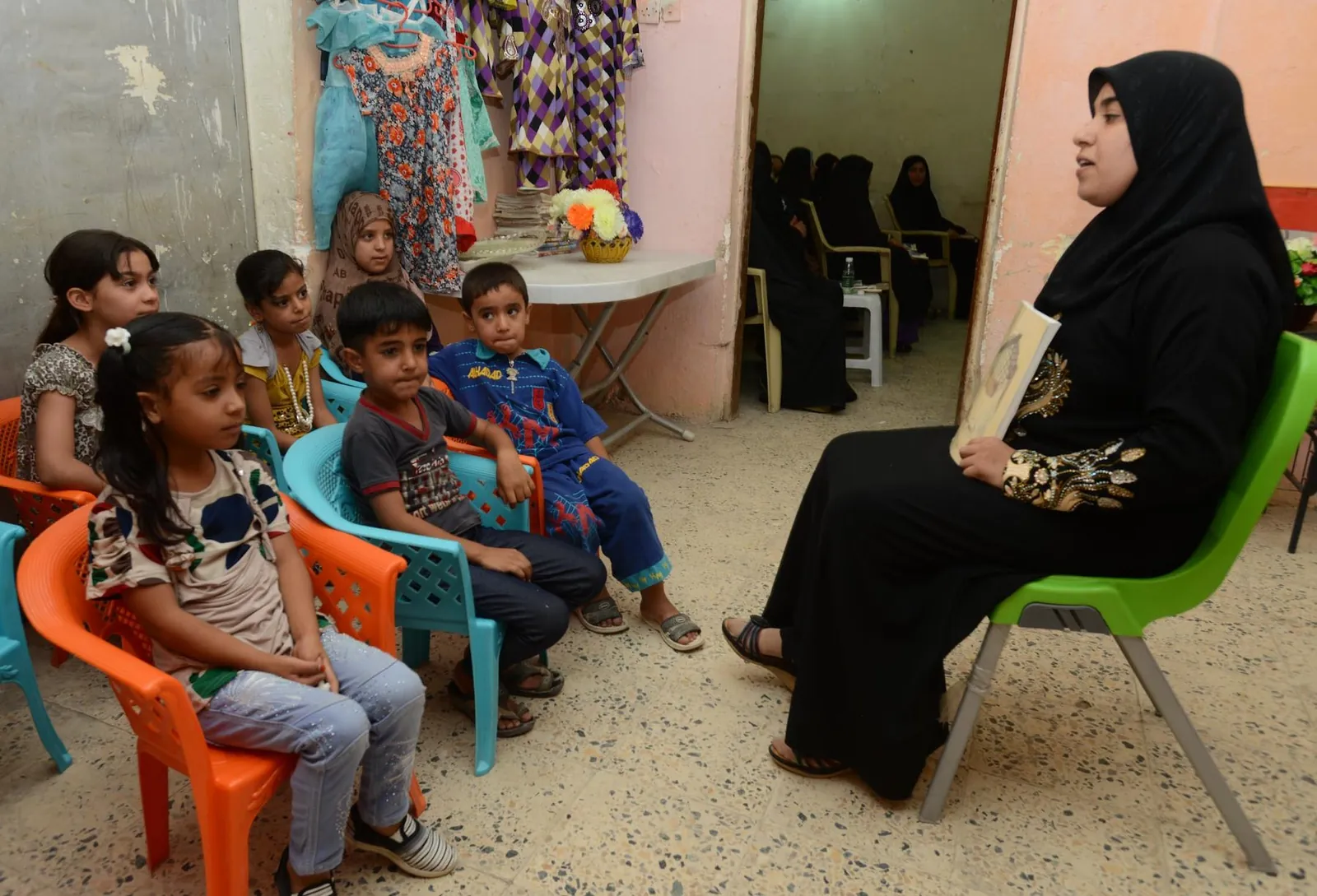 A camp for the displaced, southern Iraq