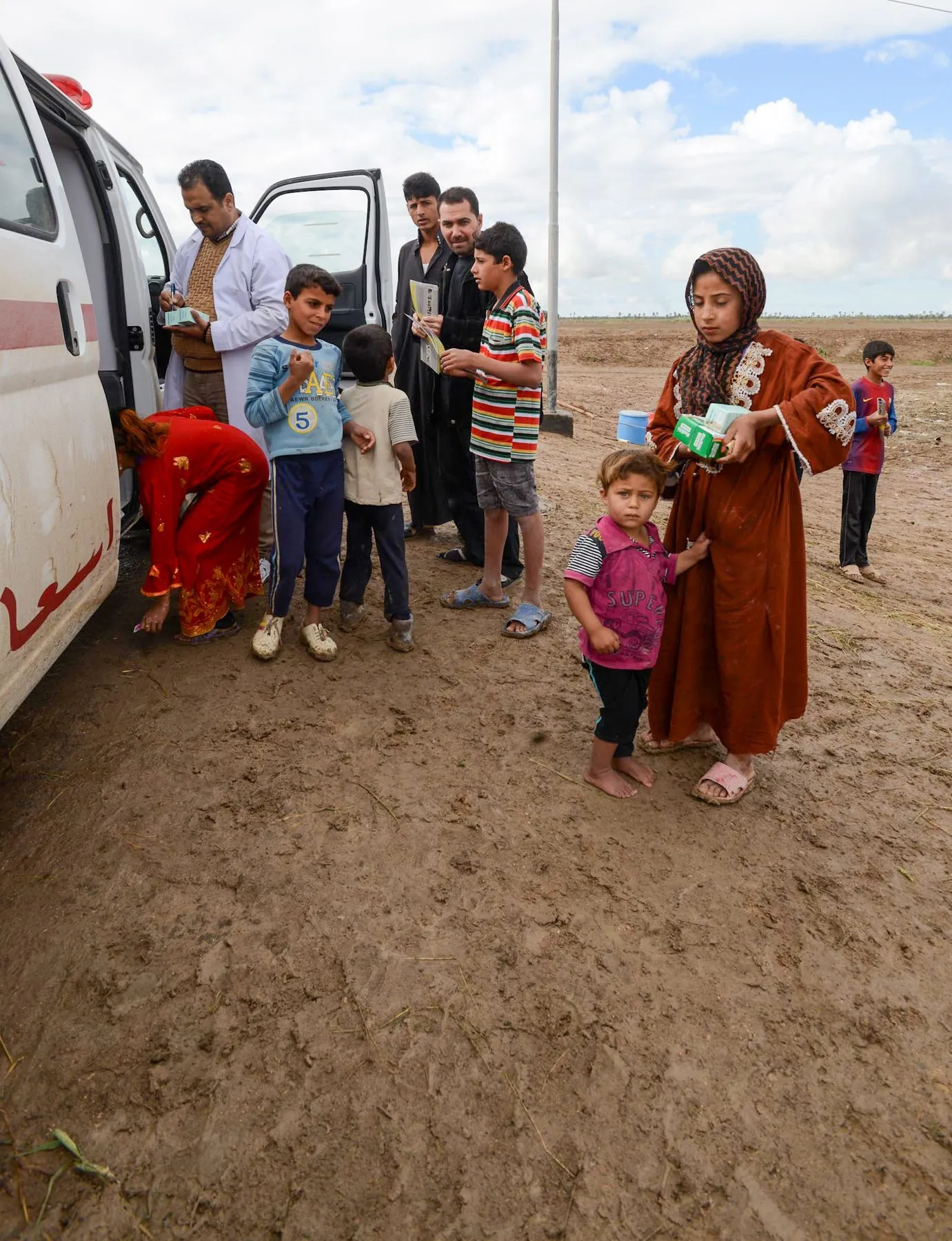 Medicines distributed by the mobile clinic team