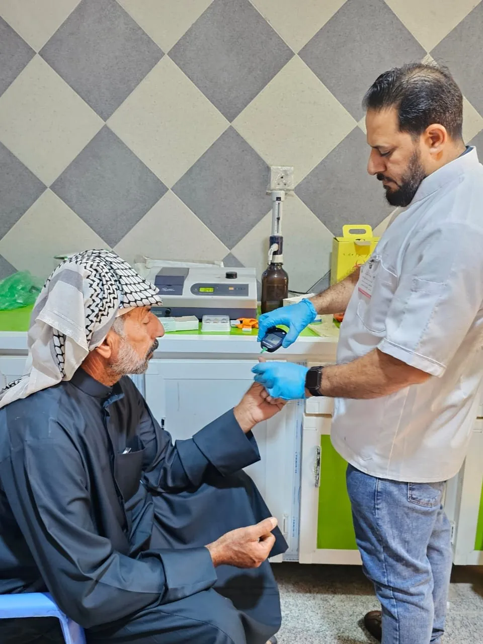 Eye examination, Al Khora PHCC