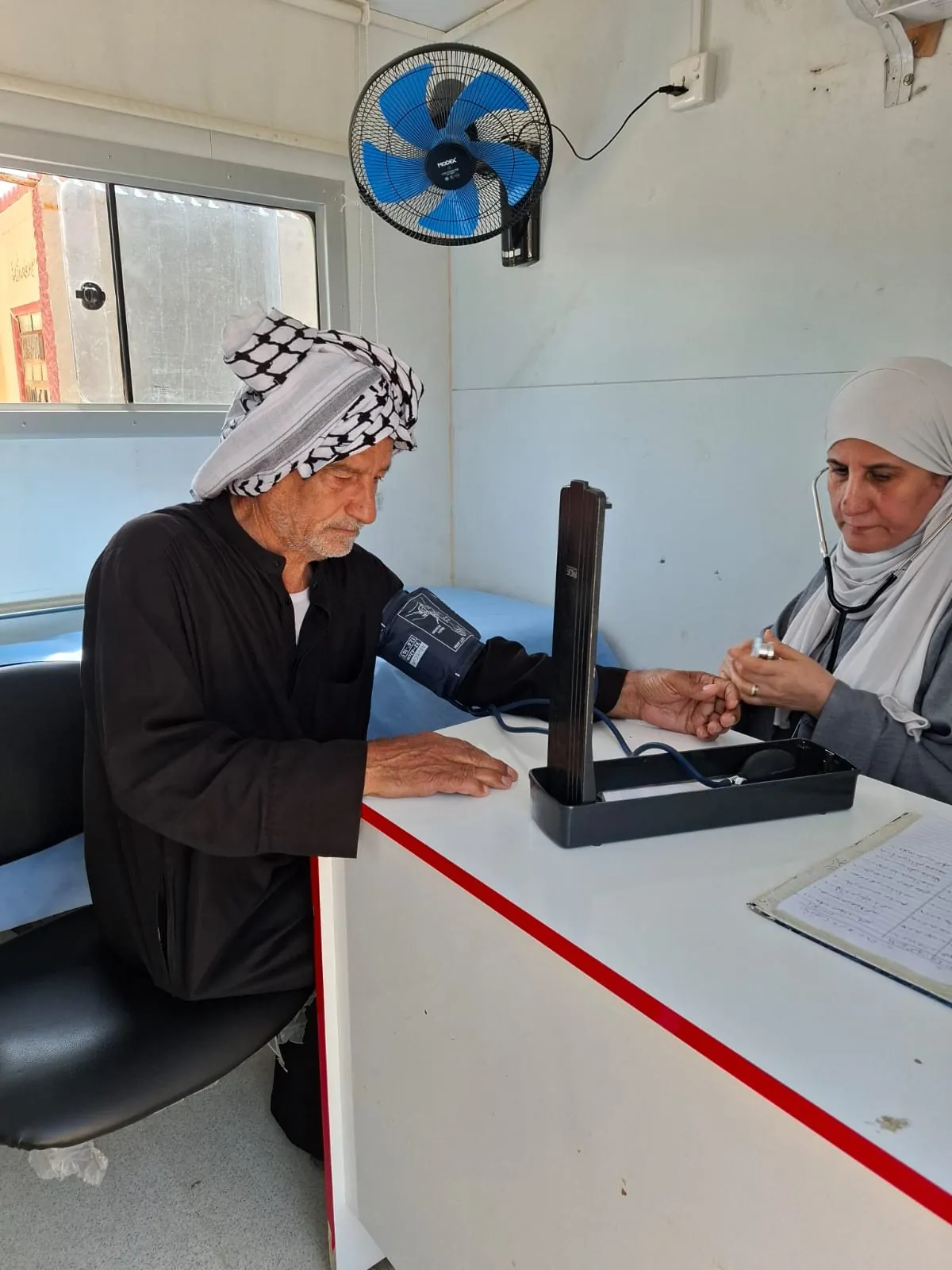 Dispensing medicines, Mobile Health Clinic