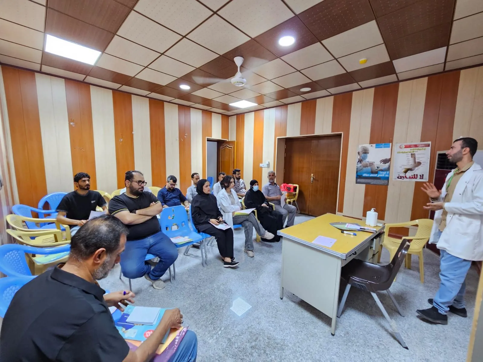 Monthly staff training, Al Khora PHCC